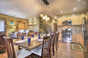 Stylish Creekside Cabin with Fire Pit Near Wineries